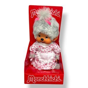 Monchhichi Grandma 8-inch Plush Doll Sekiguchi NEW